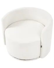 Svängbar fåtölj ENNORA Off-White_1072903