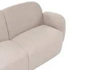 Sofa 2 Seater JULE Boucle Beige_1125945