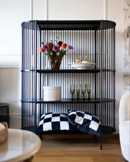 3 Tier Shelving Unit BIRSON 151 cm Black_1022082