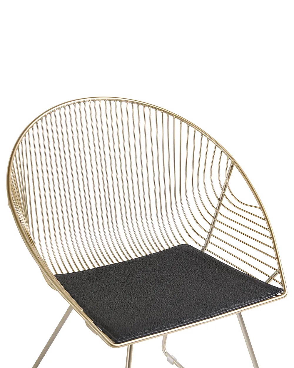 Set of 2 Dining Chairs AURORA Metal Gold_787920