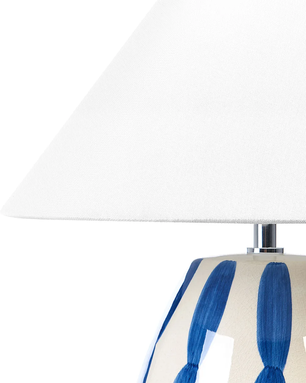 Table Lamp LUCHETTI Ceramic White/ Blue_844184