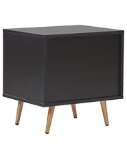 1 Drawer Bedside Table INDIO Black_789591