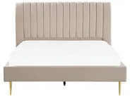 Bed Velvet MARVILLE 180 x 200 cm (EU Super King) Sand Beige_836037