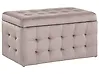 Storage Ottoman MICHIGAN Velvet Pink