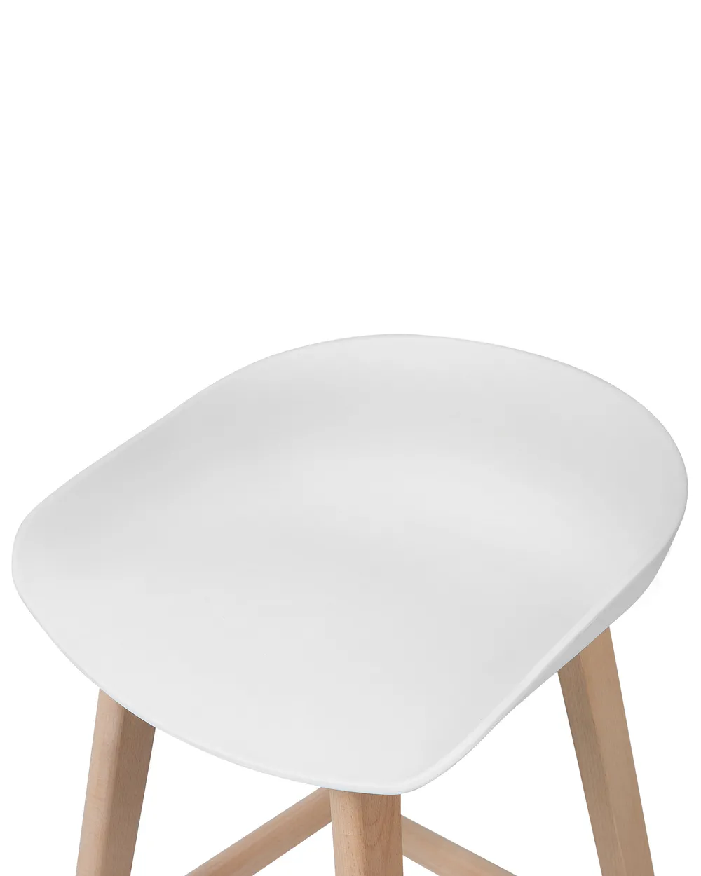 Set of 2 Bar Chairs MICCO White_731970