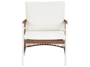Caféset med kuddar LEVICO Metall Vit_930859