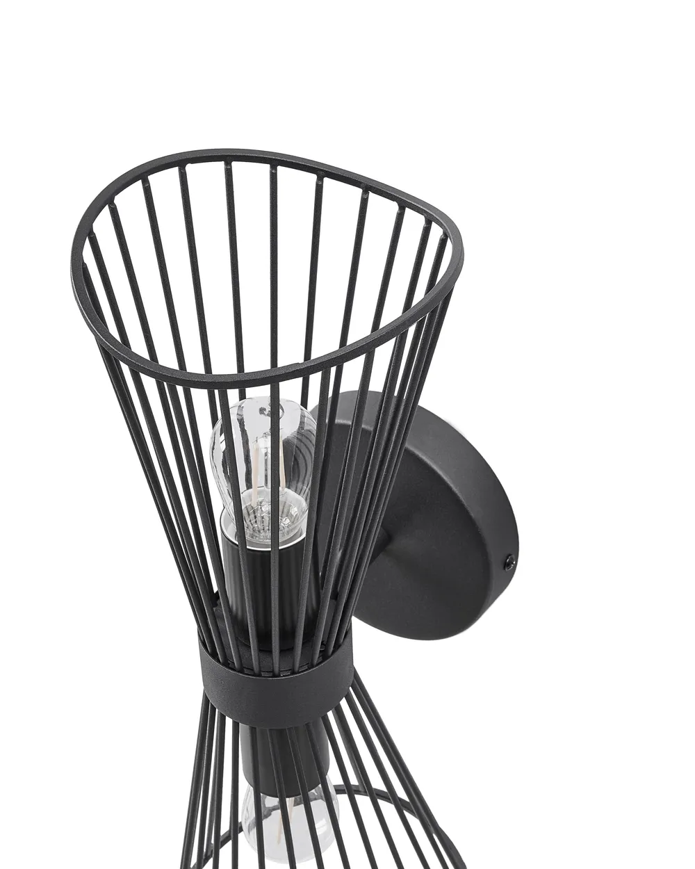 Vägglampa PARADA Metall Svart_1010647