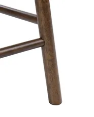 Set of 2 Bar Chairs MILLS Boucle Brown/ Green_1060535