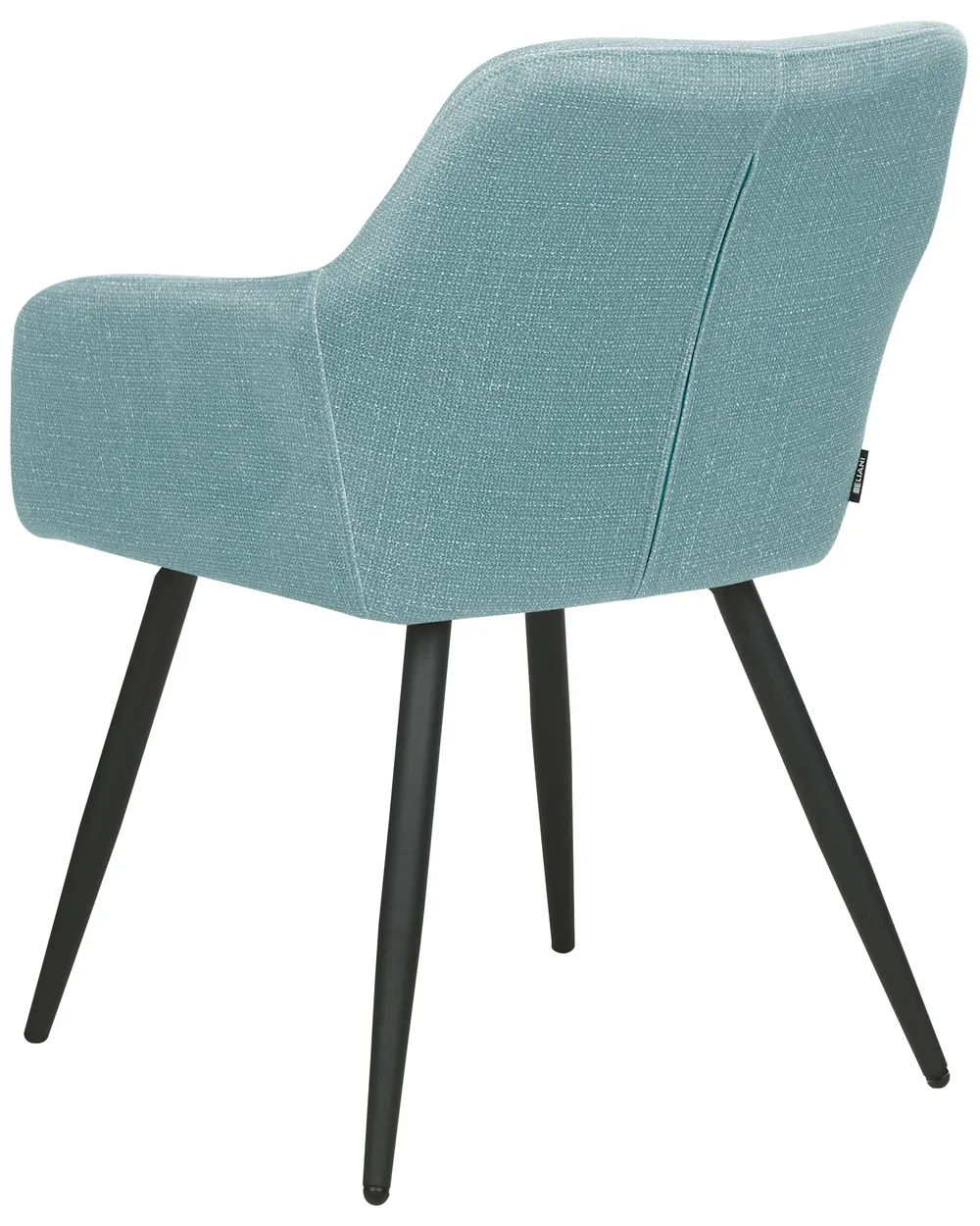 Set of 2 Dining Chairs CASMALIA Velvet Light Blue_898923