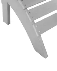 Garden Footstool ADIRONDACK Light Grey_809735