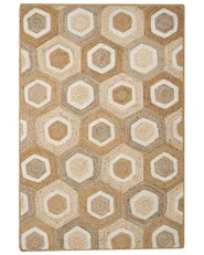 Rug BASOREN Beige 200 x 300 cm Jute_943554