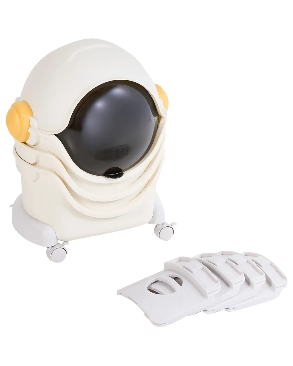 Leluhyllykkö BAWLEY Astronautti 106 cm pyörillä Vaaleanbeige_1124094
