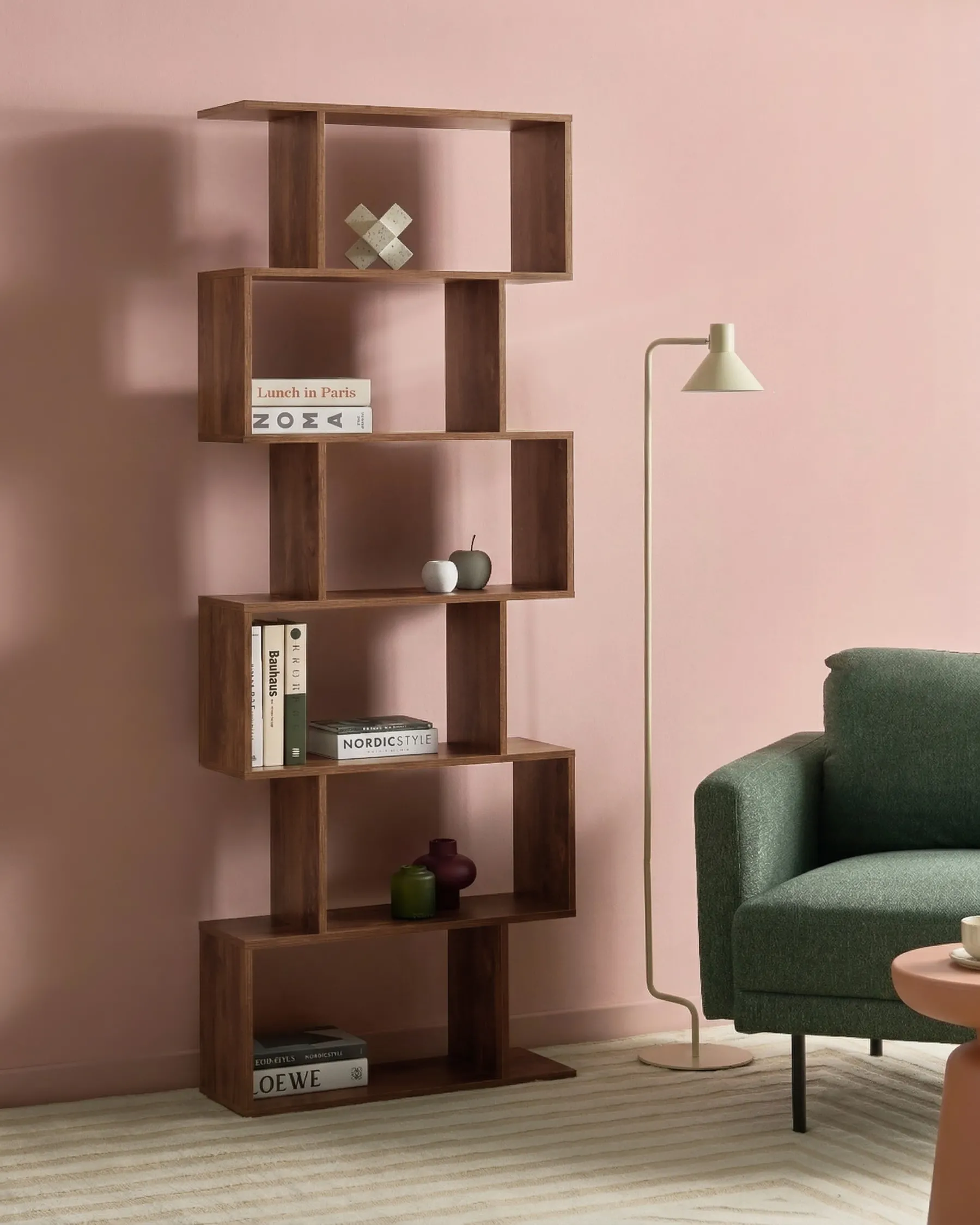6 Tier Bookcase VALDOSA 191 cm Dark Brown_785697