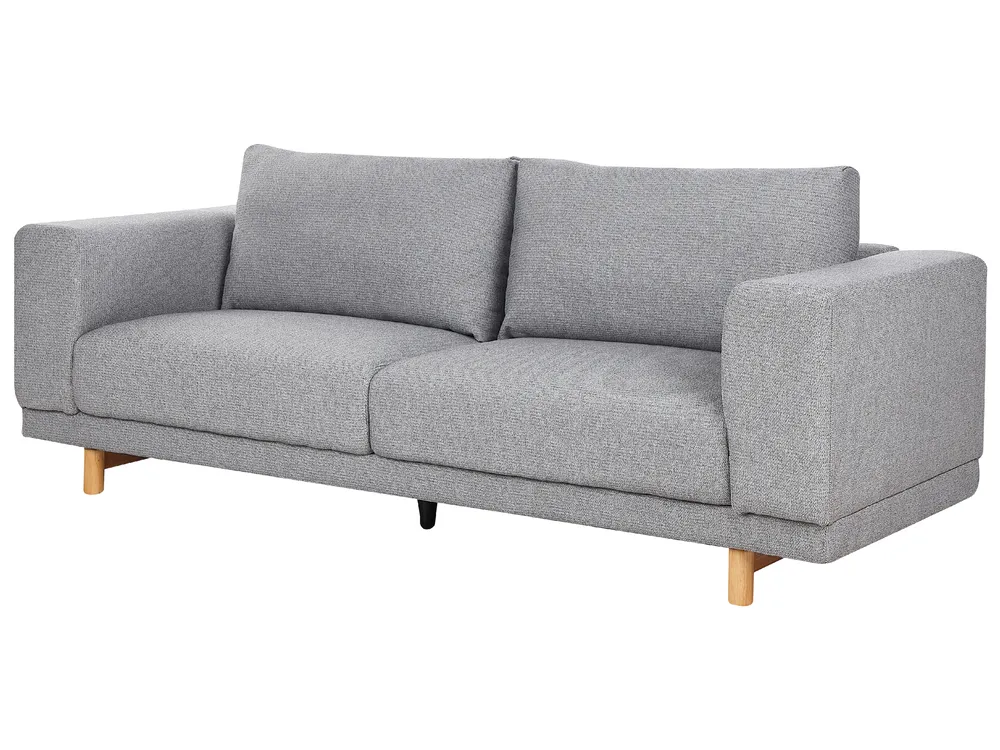 Soffa 3-sits NIVALA Ljusgrå_874128