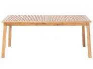 Extending Garden Dining Table CESANA 180/240 cm 100 cm Acacia Wood Light Brown_691145