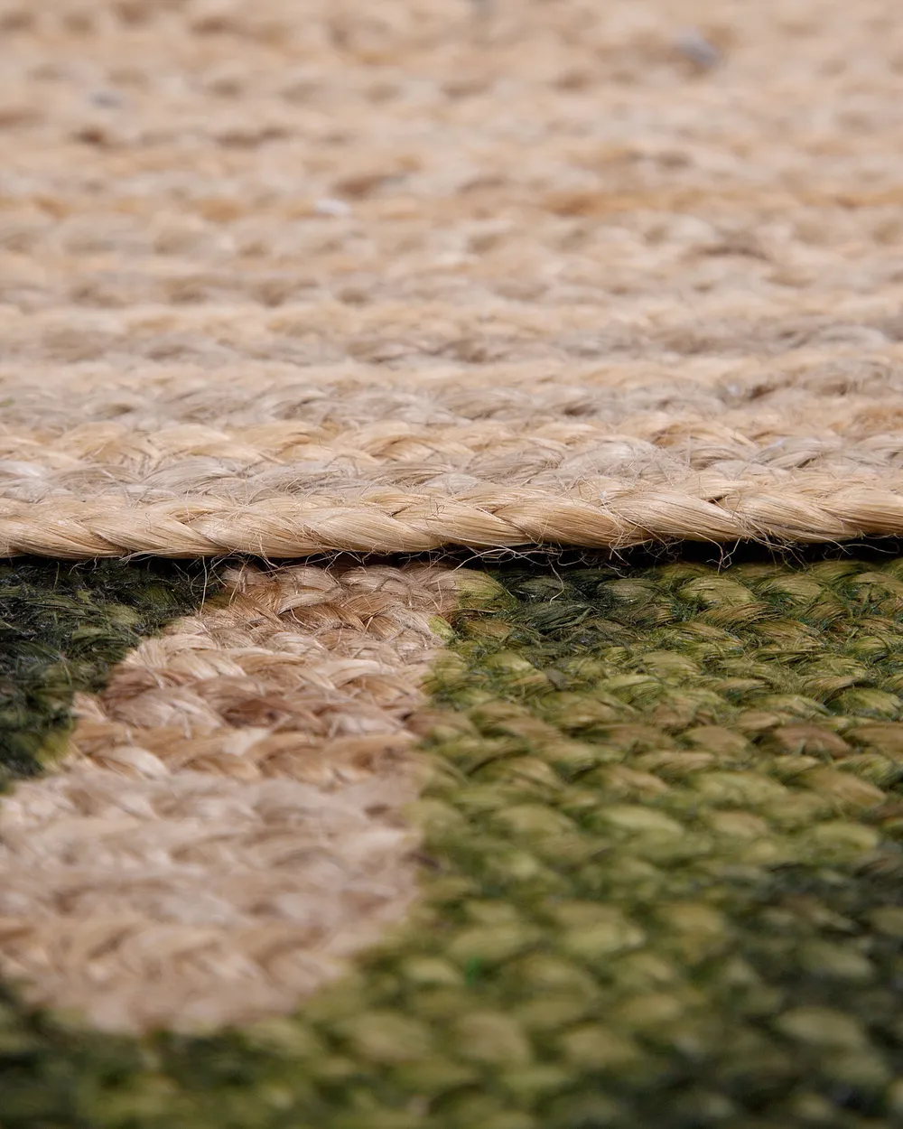 Matta INCIK Beige ø 140 cm Jute_757815