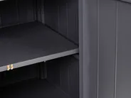 4 Piece Outdoor Kitchen Set with Sink VIGGIANO Grey Metal_981037