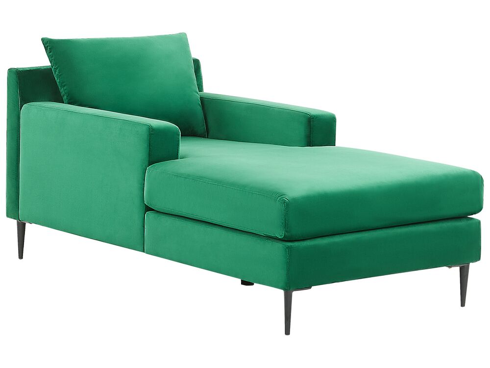 Chaise Longue GUERET Velvet Green