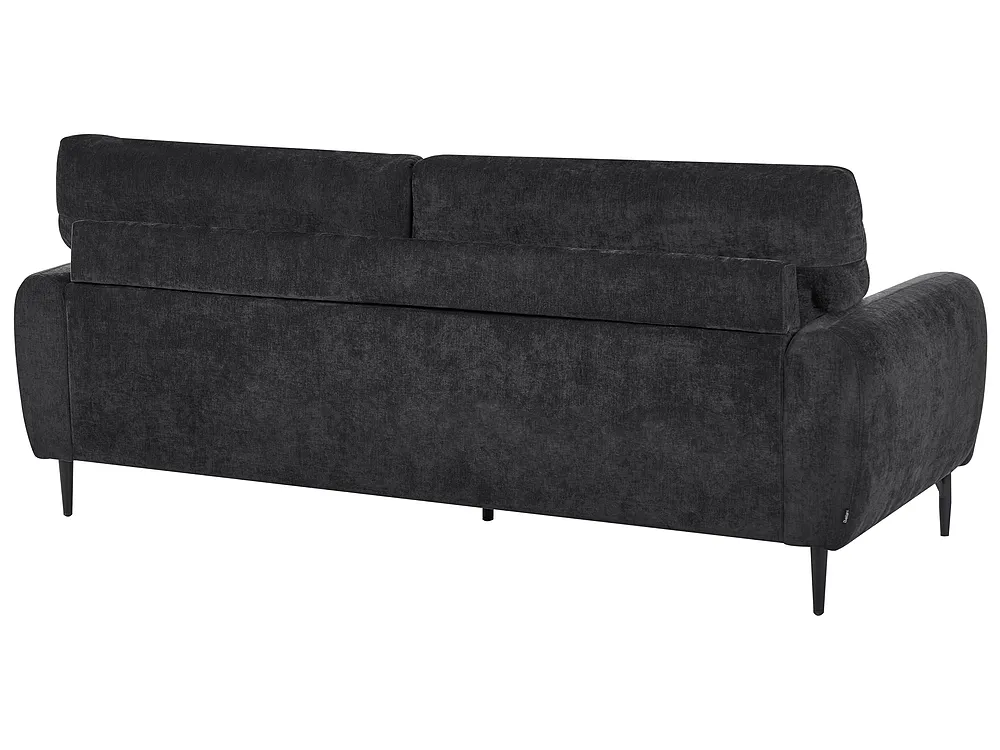 Sofa 3 Seater SKARO Chenille Black_1156710