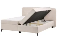 Divan Bed with Storage REGENT Fabric Light Beige 180 x 200 cm (EU Super King)_1065414