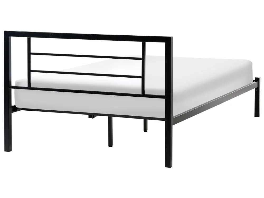 Sänky metalli CUSSET 120 x 200 cm Musta_1026478