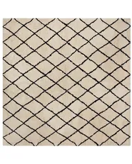 Rug MIDYAT Beige 200 x 200 cm_757730