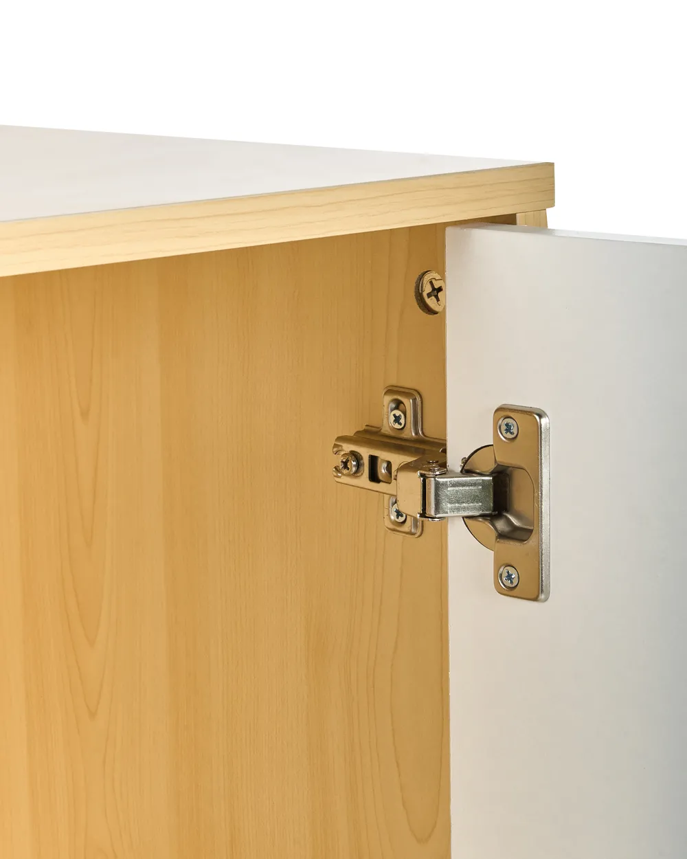 Storage Unit ZEHNA Light Brown/ White_980081