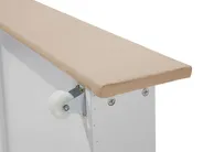 Säng med förvaringslådor MONTPELLIER Beige 160 x 200 cm_754250