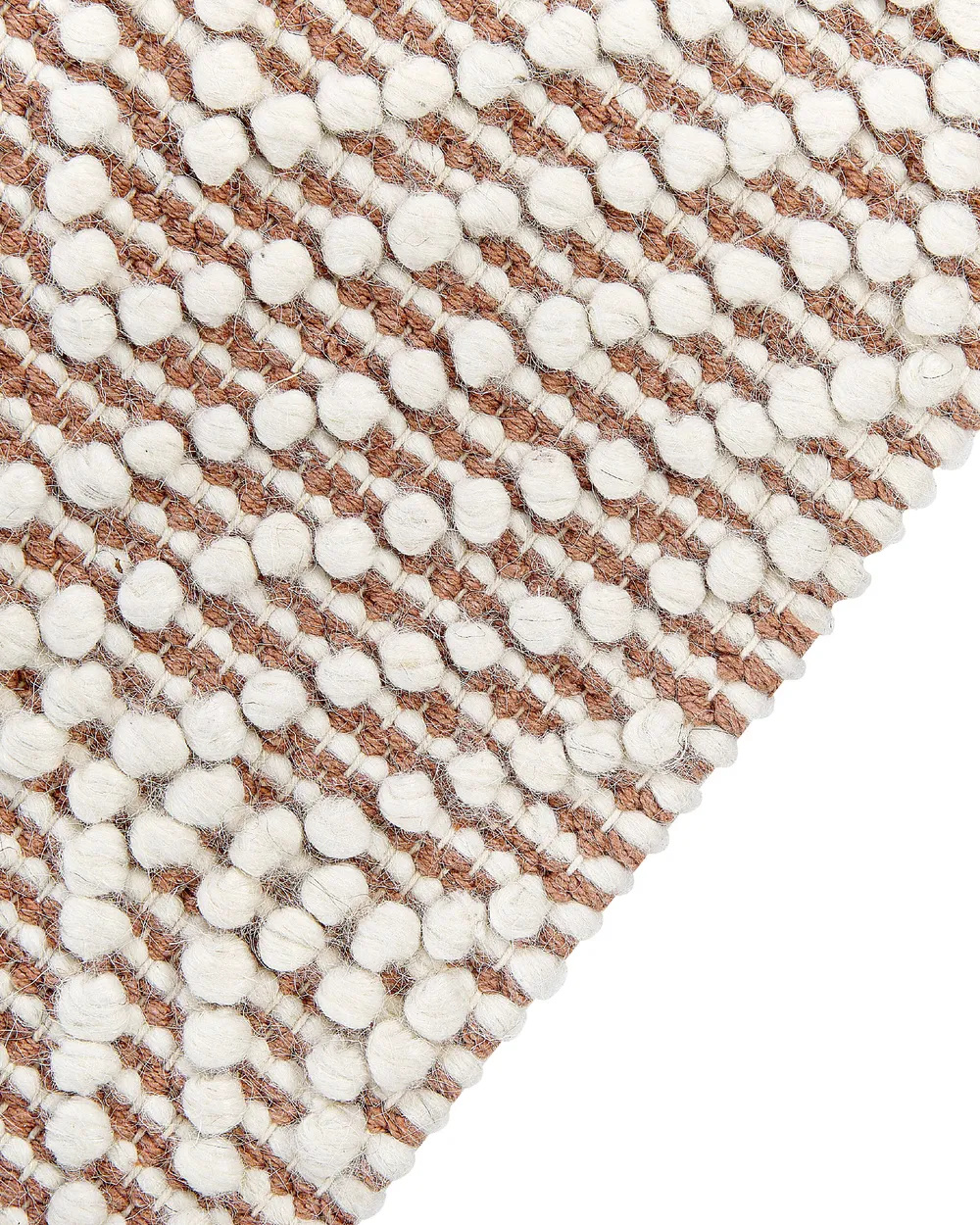 Matta KESTEL Brun Beige 160 x 230 cm Ull_855602