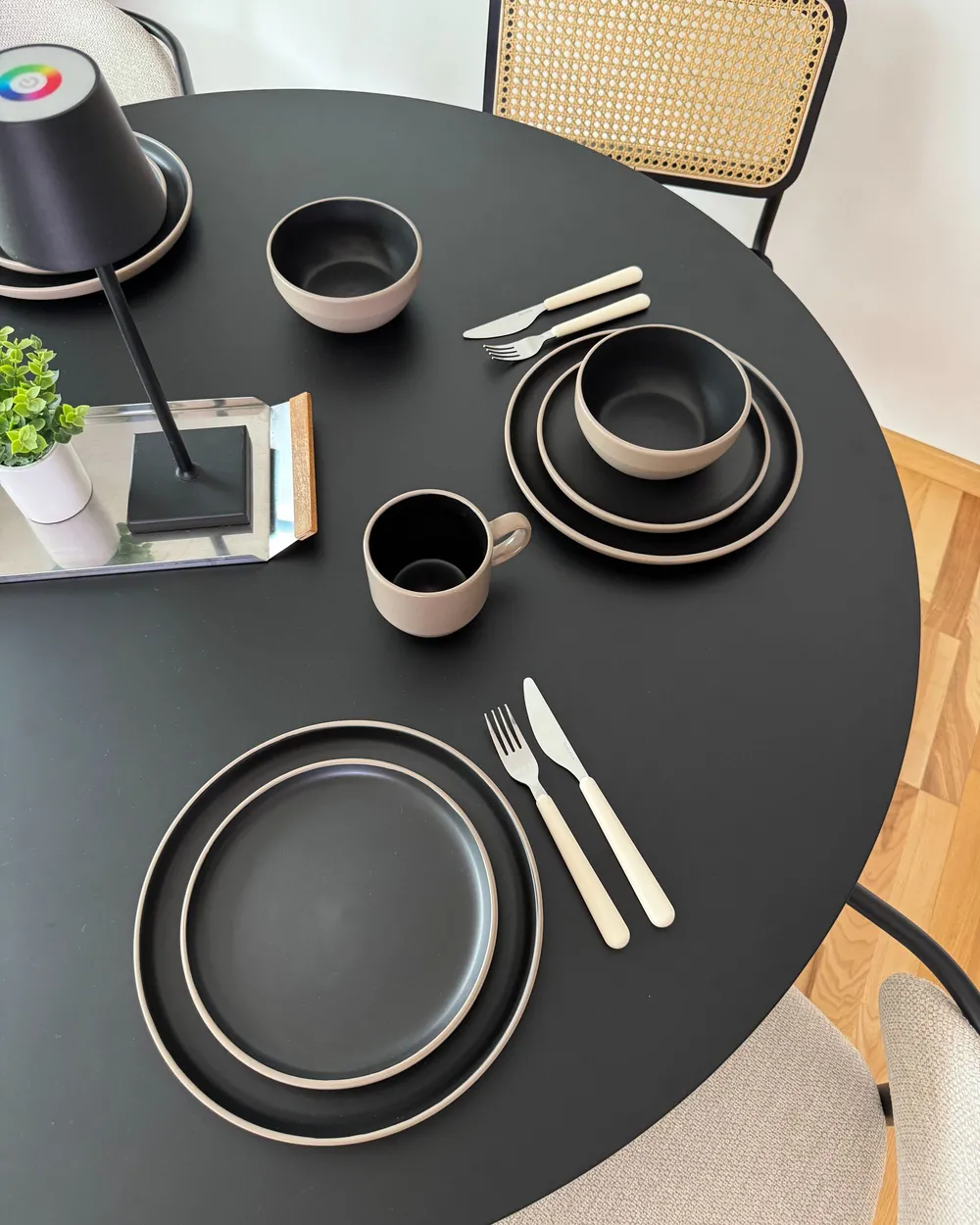 Dining Table BOCA Black 120 cm 120 cm_1081463