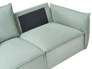 Sofa 3 Seater KUNES Fabric Light Green_1013173