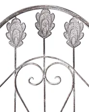 Shelving Unit VISANO 59 cm 123 cm Metal Grey_1029394