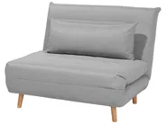 Single Sofa Bed SETTEN Fabric Light Grey_699486
