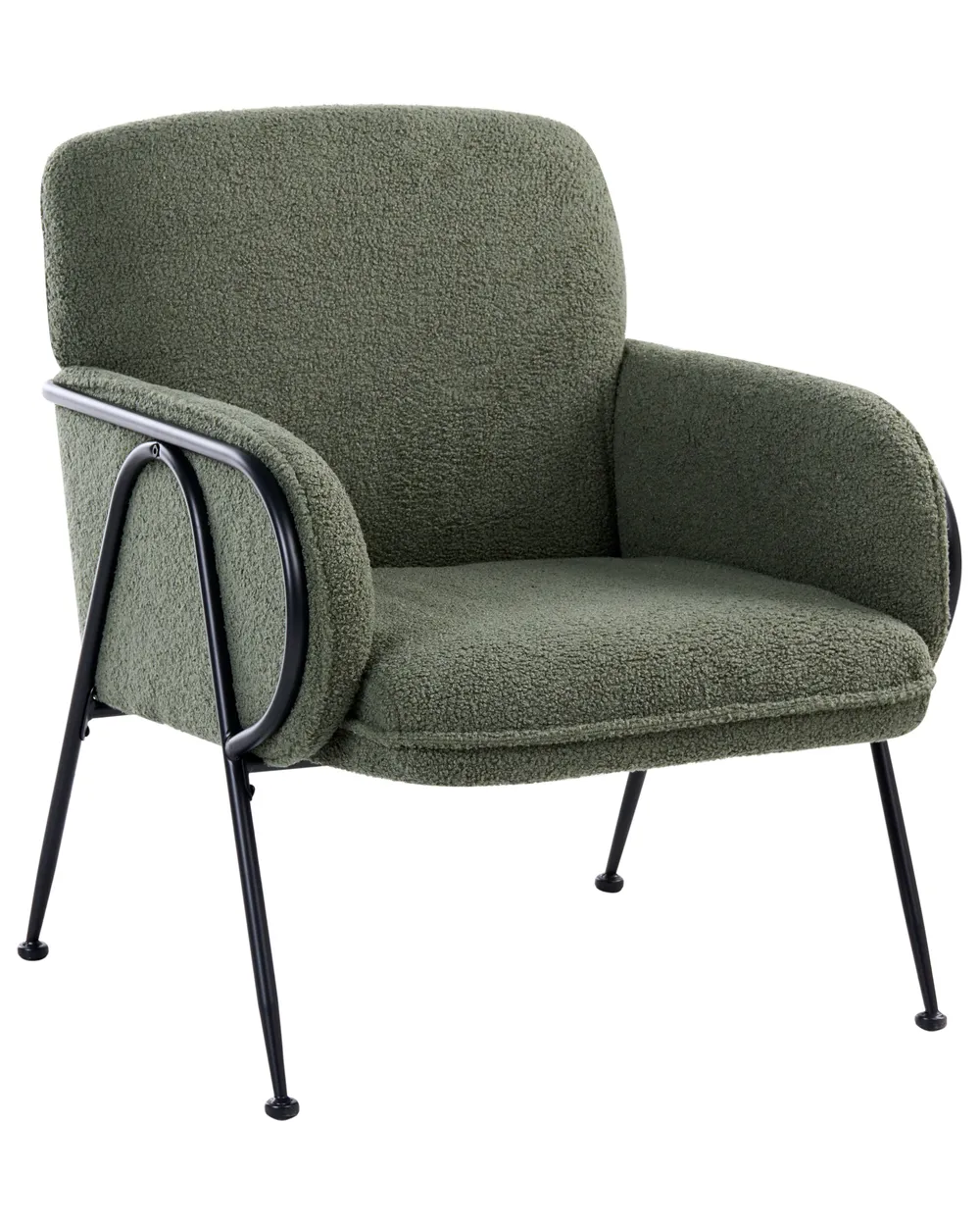 Armchair TRYSNES Boucle Green_1059392