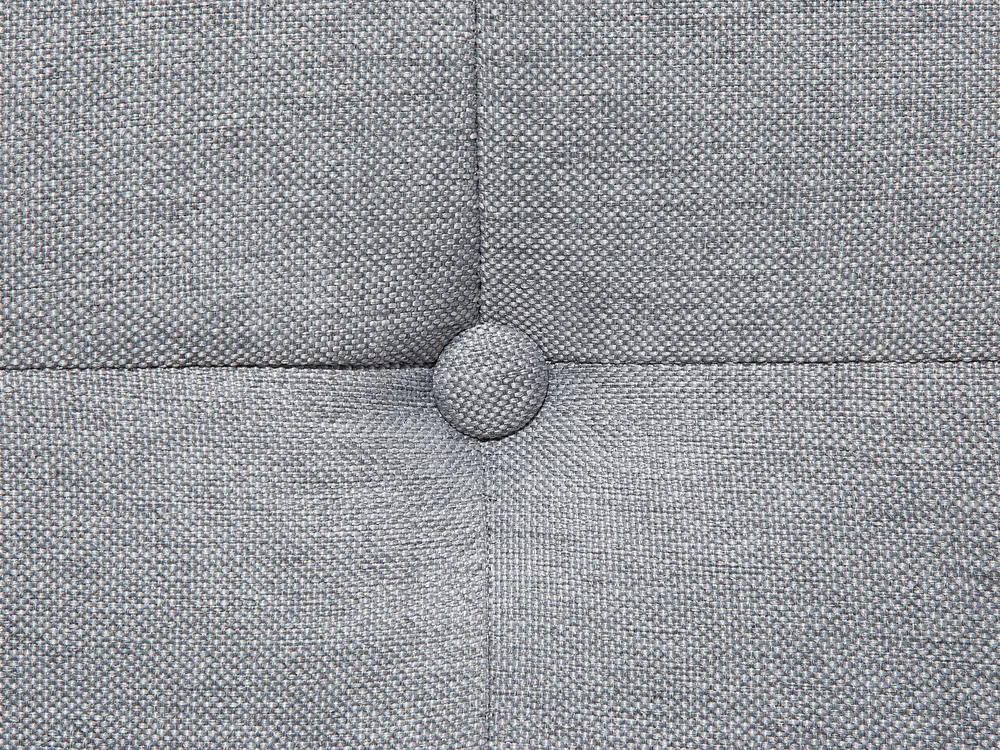 Sofa Bed 2 Seater FLORLI Fabric Light Grey_704136
