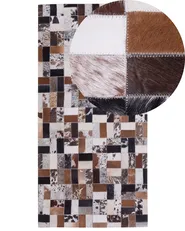 Rug CESME Multicolour 80 x 150 cm Leather_211631
