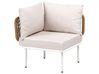 Garden Corner Section BAUCINA Light Beige