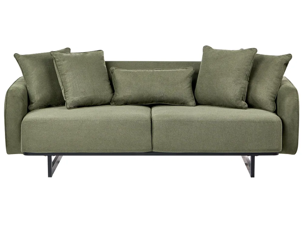 Sofa 3 Seater SVANEK Fabric Green