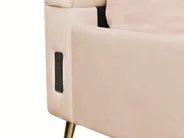 Sänky sametti MIRIBEL 180 x 200 cm Beige_870662