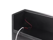Bathroom Wall Mounted Mirror Cabinet LED JARAMILLO 60 cm 60 cm Black_905828