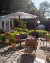Market Parasol 260 cm FERENTILLO Black/ White