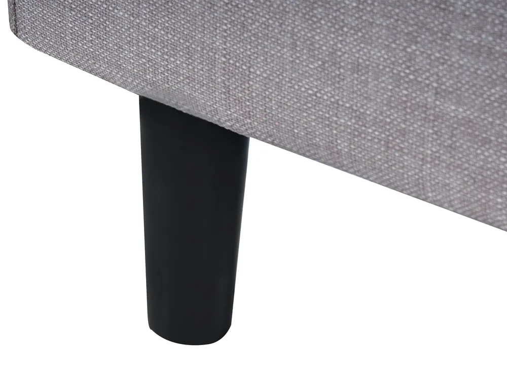 Bed Frame Cover FITOU 120 x 200 cm Light Grey_1015276