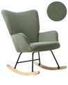 Rocking Chair ARSET Corduroy Dark Green
