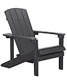 Puutarhatuoli ADIRONDACK Tummanharmaa