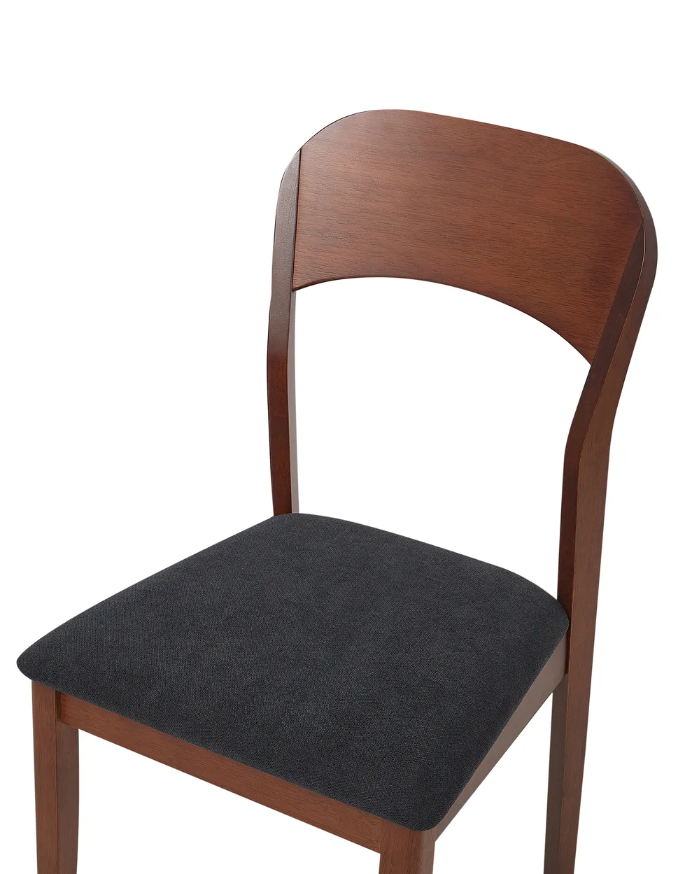 Set of 2 Dining Chairs ALVIN Wood Dark Brown_926633