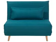Single Sofa Bed SETTEN Fabric Sea Blue_708059