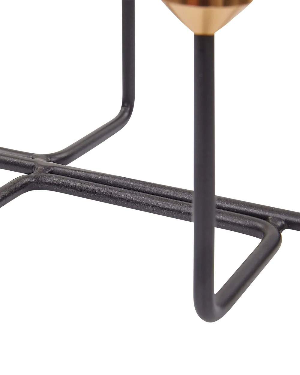 Candle Holder BANGKA 12 cm Metal Black_776590