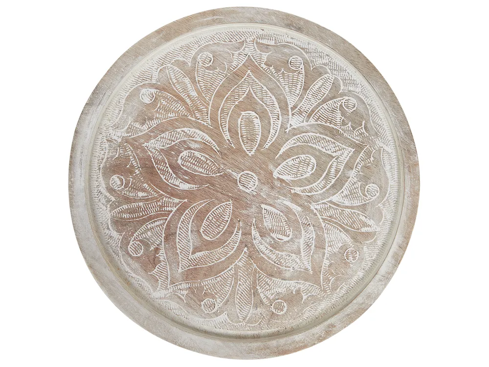 Cake Stand FAJUM Mango Wood Light Brown_902204