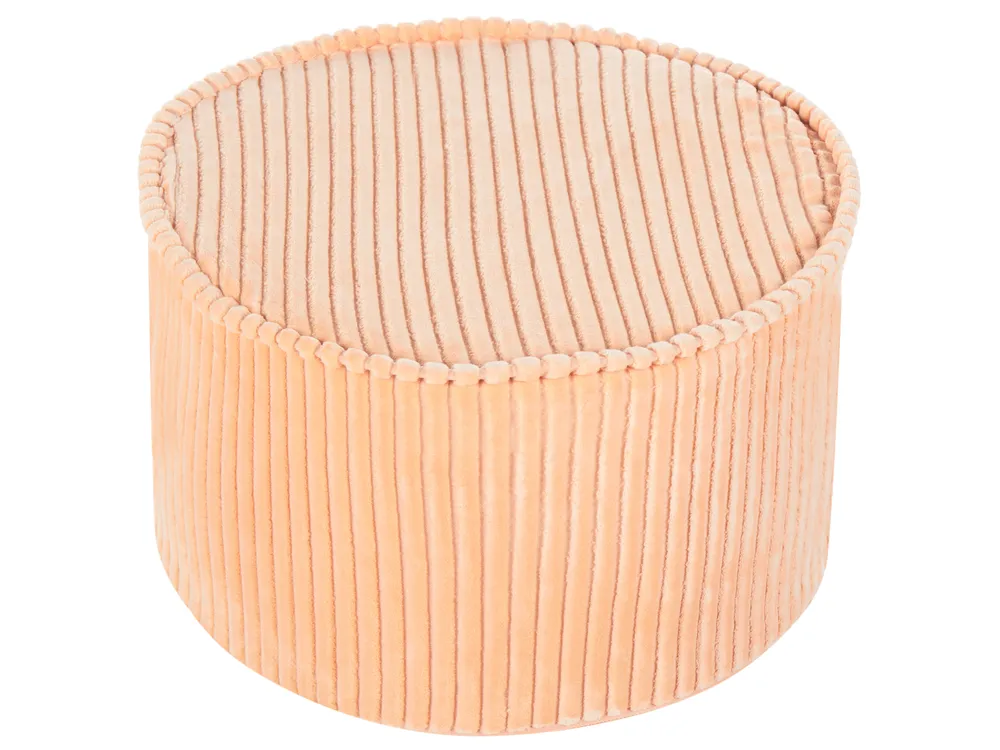 Pouffe ZIKRIA Velvet Peach Pink_950303