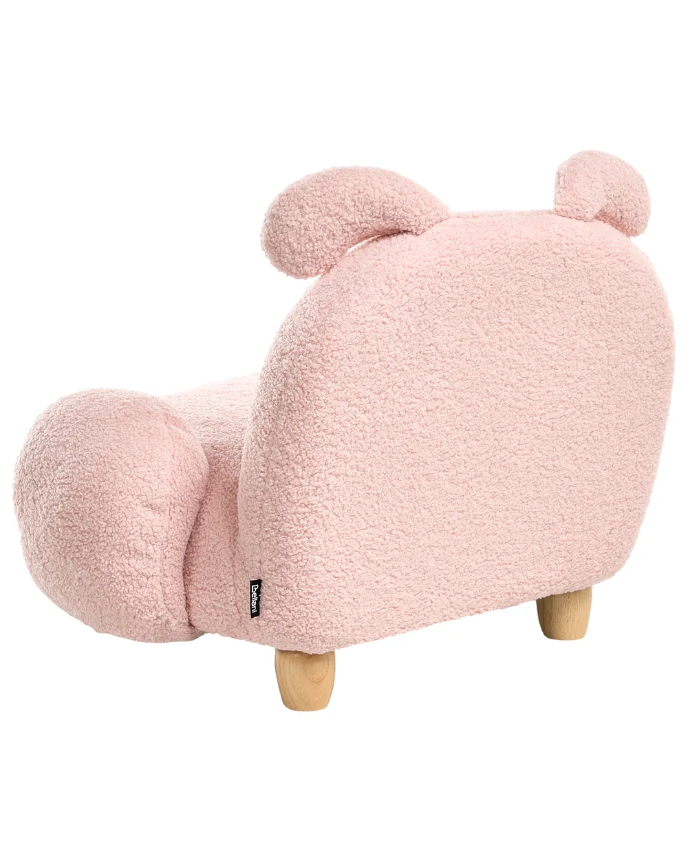 Kids Armchair Rabbit KANNA Boucle Pastel Pink_1002219